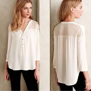 ANTHROPOLOGY MAEVE VANTAA Blouse Size 10